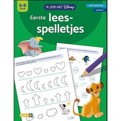 Deltas Ik leer met Disney - Eerste leesspelletjes (5-6 j.)