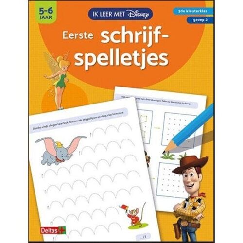 Deltas Ik leer met Disney - Eerste schrijfspelletjes (5-6 j.)