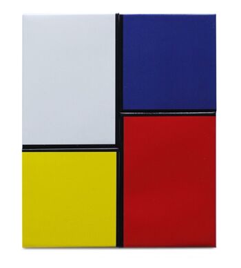 Aimants d’art Mondrian De Stijl (4 pièces) 6