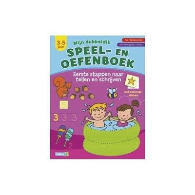 Deltas- Mijn dubbeldik speel- en oefenboek (3-5 j.) - tellen en schrijven