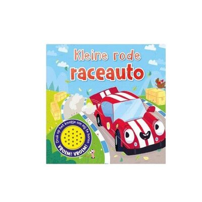 Rebo Geluidboek kleine rode raceauto