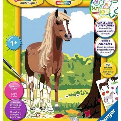 Ravensburger Schilderen op nummer paard