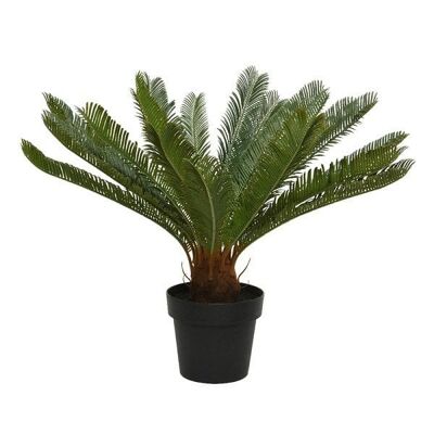Varen palm in pot kunststof Ø80-H60cm groen