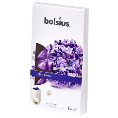 Bolsius Waxmelts True Scents Lavendel 6 stuks