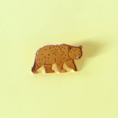 Bear (Walking) Hard Enamel Pin