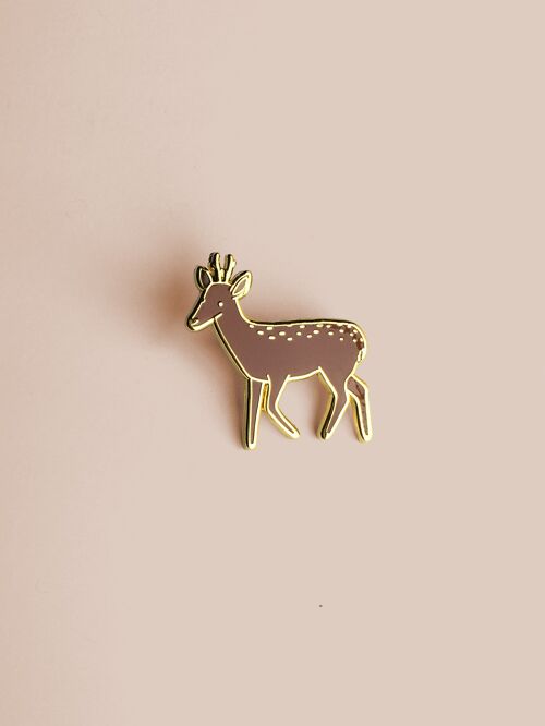 Deer Hard Enamel Pin