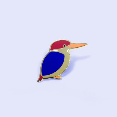 Kingfisher Hard Enamel Pin