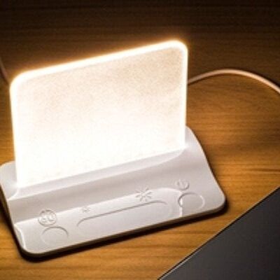 Integral LED USB tafellamp wit dimbaar + oplaadfunctie voor telefoon