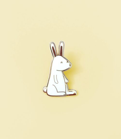 Rabbit Hard Enamel Pin