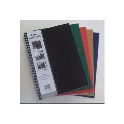 Fotoplakboek neutraal 230x330 pak/5 met pergamijn inlegvel