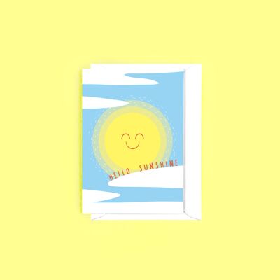 Hello Sunshine Greetings Card