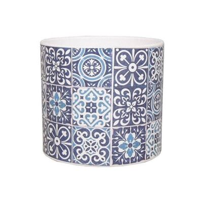 Cilinder pot Decor Ø13,2xh12cm blauw