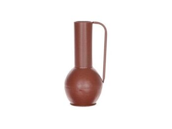 Vase Prime 13.5x12xh25.5cm marron