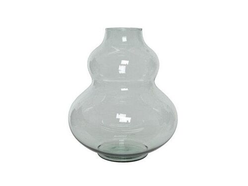 Decoris Vaas recycled glas Ø25-H29cm