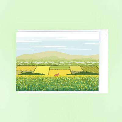 Summer's View Greetings Card