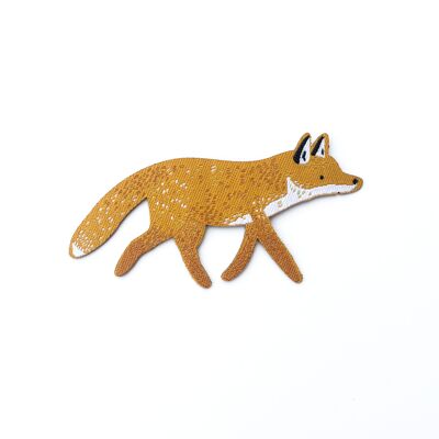 Decorative Fox Woven Patch