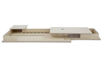 Mies van der Rohe Pavillon Barcelone DIY Architecture Modèle 1:150 (bois, acrylique, acier) 6