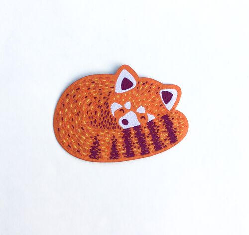 Red Panda Woven Patch