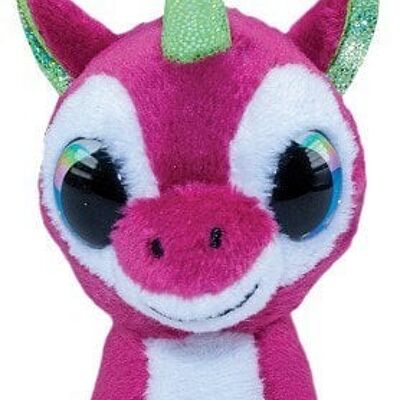 Lumo Stars Knuffel Unicorn Taiga met clip 8,5cm