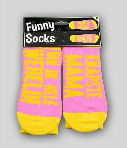 Paperdreams Funny socks - Knapste mama