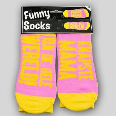 Paperdreams Funny socks - Knapste mama