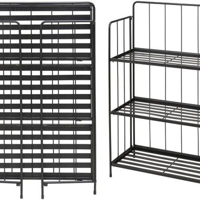 Plantenrek metaal 3-laags h90x46x33cm