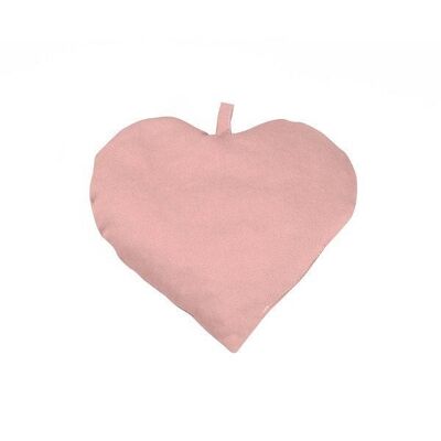 Kersenpitkussen hart roze 20x20cm