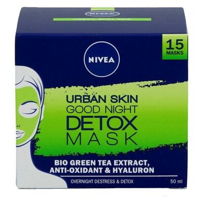 Nivea Night Creme gezichtsmasker 50ml Urban Skin Detox