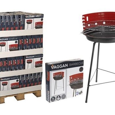 BBQ barbecue half open 33cm op 3 poten