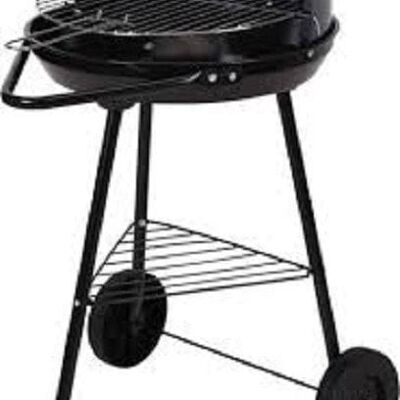 BBQ barbecue half open op wielen 43 cm