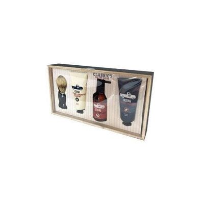 Source Balance Master Barber geschenkset in houten box