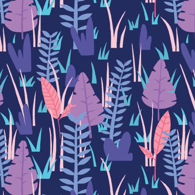 Jungle Pattern Postcard