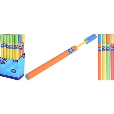 Foamshooter waterspuit 54cm assorti kleuren (per stuk)