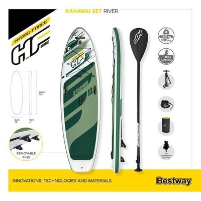 Hydro-Force Kahawai SUP peddelboard 310x86x15cm Set incl peddel