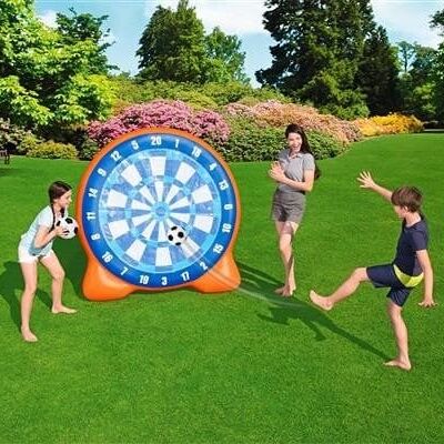 Bestway opblaasbaar voetbal dartbord 1.57m x 1.07m x 1.57m