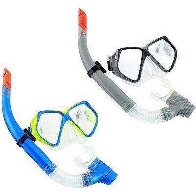 Bestway HydroPro duikbril+ snorkel set OceanDiver assorti kleur