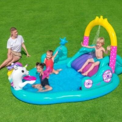 Bestway Playcenter 2.74m x 1.98m x 1.37m Magical Unicorn Carriage