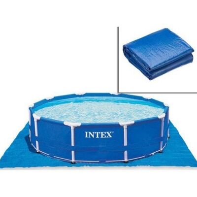 Intex grondzeil vierkant 472x472cm voor onder het zwembad