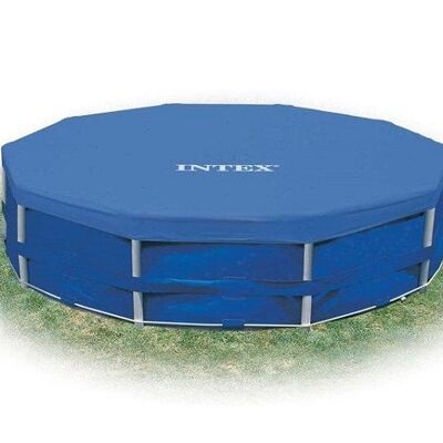 Intex afdekzeil rond 305cm poolcover frame zwembad