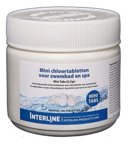 Interline chloortabletten Mini Tabs 180stuks