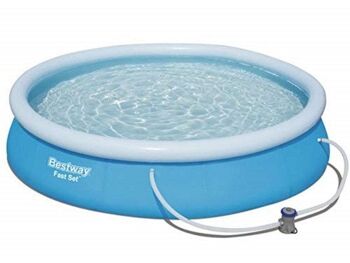 Piscine Bestway FastSet 457x84cm + pompe 12 Volt 1