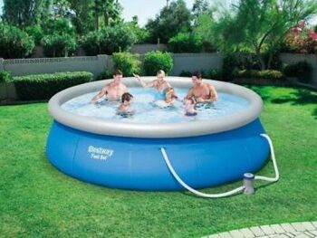 Piscine Bestway FastSet 457x84cm + pompe 12 Volt 2