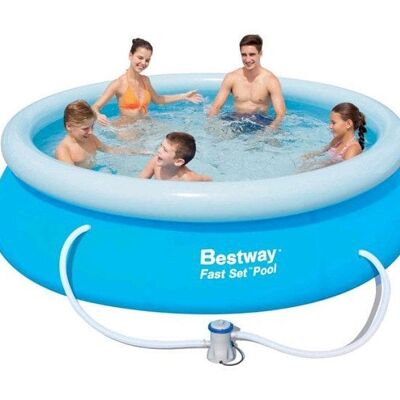 Bestway FastSet zwembad 305x76cm + pomp 12Volt