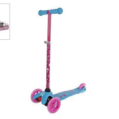 Street Rider 3-wiel step met verstelbaar stuur abec 7 roze