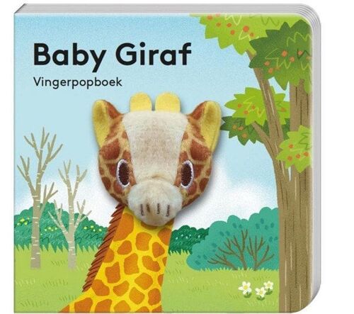 Vingerpopboekje - Baby giraf