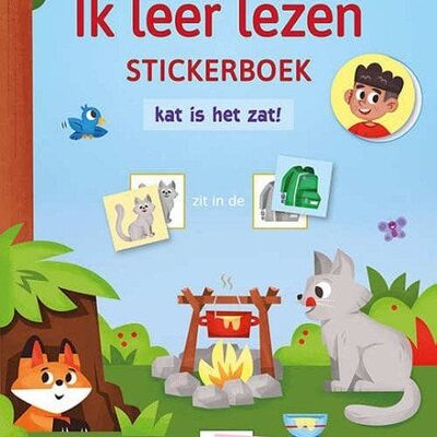 Deltas Ik leer lezen Stickerboek - Kat is het zat! (AVI START / AVI 1)