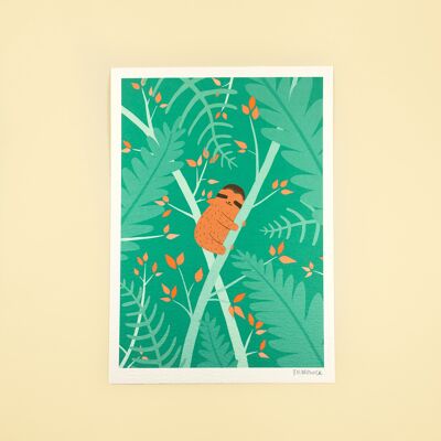 Sleepy Sloth Small Print