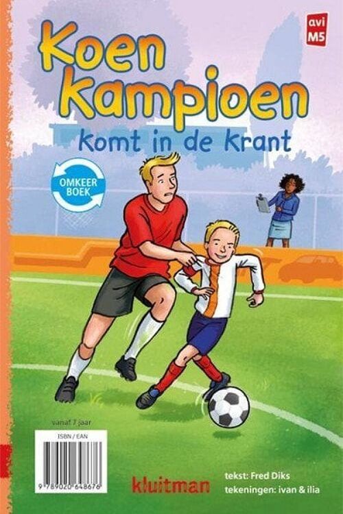 Kluitman Koen omkeerboek Op kamp/In de krant