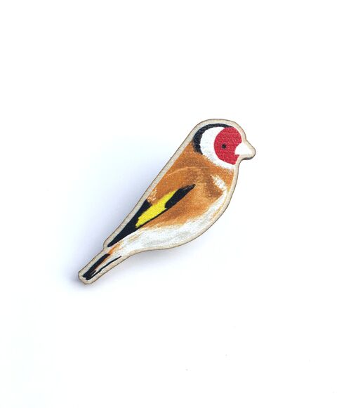 Goldfinch Wooden Pin
