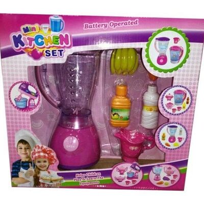 Blender roze met licht en accesoires